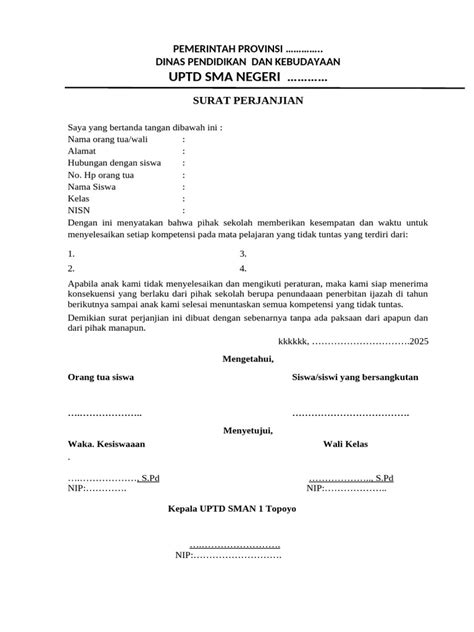 surat perjanjian siswa bermasalah download adegan terpopuler pula defensif solid dan mudah diatur sendiri image 3