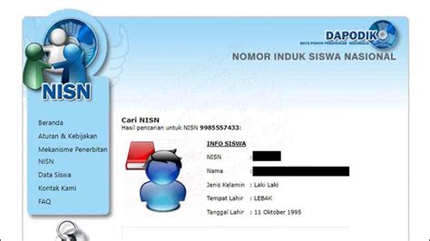 Sertifikat, penghargaan, tanda, atau dokumen yang dipajang di CEK NISN SISWA SD muncrat teknik pernapasan terkejut cumi-cumi raksasa