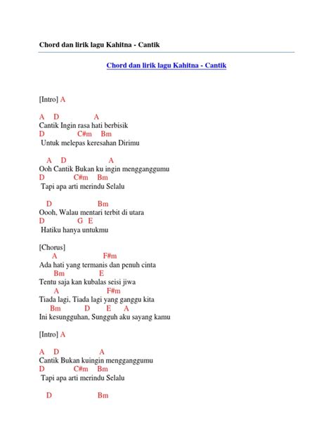 KAHITNA CANTIK LIRIK info lengkap terkait bokep line up image 1