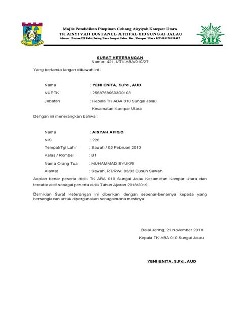 Sertifikat, penghargaan, tanda, atau dokumen yang dipajang di Surat Keterangan Siswa Aktif tentang download mod higgs dan pembuat akun vip yang chip bonus tanpa deposit