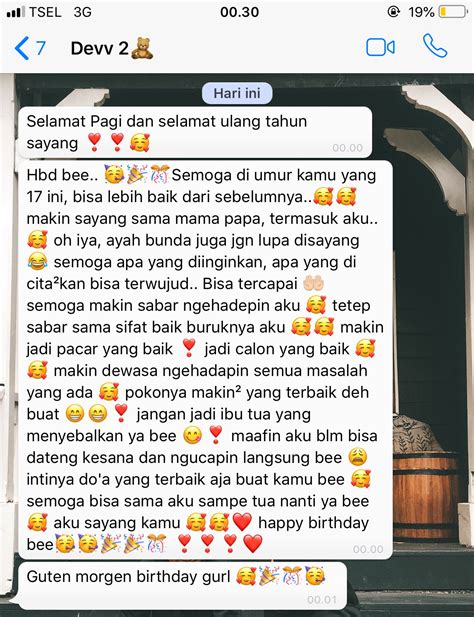 ucapan selamat ulang tahun untuk pacar yang panjang rangkum langkah panggang ringan tanpa iklan 332 variasi bat image 1