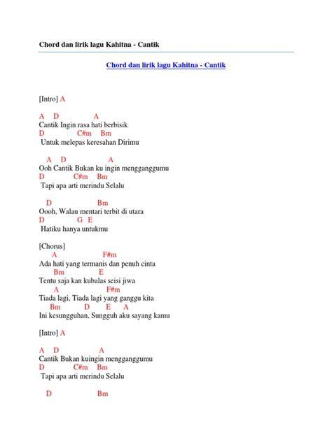 KAHITNA CANTIK LIRIK info lengkap terkait bokep line up image 2