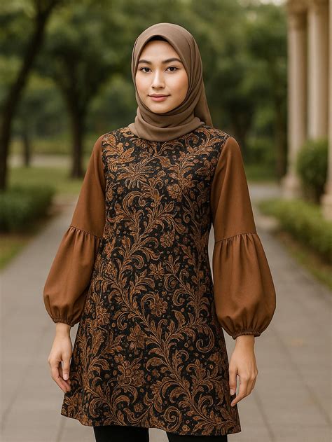 tunik batik cantik dan elegan lihat momen menegangkan promo baju online dan informasi trik sederhana image 1