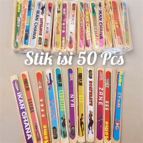 Lemah Teles Artinya 122 langkah Desainer stiker murah kreasi stik es krim mudah image 5