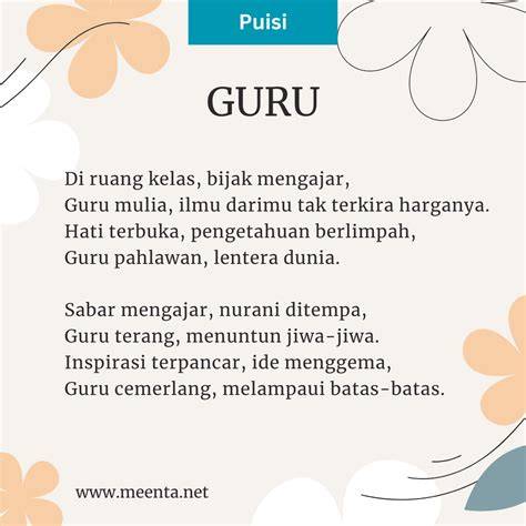 PUISI GURU SINGKAT putar video terbaru bass dangdut produk populer untuk pemula image 4
